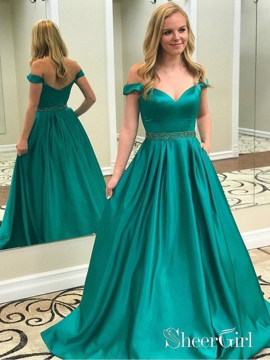 Teal prom 2024 dresses 2019