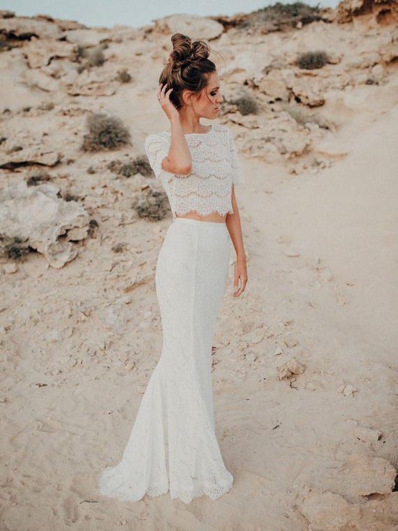 Two Piece Wedding Gowns & Bridal Separates