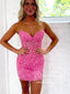 Appliques Strapless Short Prom Dress Mini Homecoming Dress Cocktail Dress ARD3131