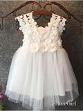 Blush Pink Cute Lace Toddler Flower Girl Dresses for Kids ARD1314-SheerGirl