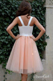 Blush Sweetheart Knee Length Homecoming Dresses Cheap Short Prom Dresses ARD1435-SheerGirl