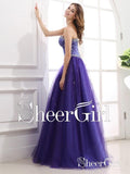 Cheap Junior Prom Dresses Medium Purple Beaded Sweetheart Prom Dresses ARD1088-SheerGirl