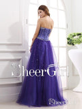 Cheap Junior Prom Dresses Medium Purple Beaded Sweetheart Prom Dresses ARD1088-SheerGirl