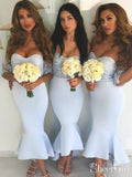 Cheap Off the Shoulder Mermaid Bridesmaid Desses ARD1916-SheerGirl