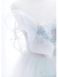 Cheap Tulle Princess Prom Dresses Lace Bodice Sweet 16 Quinceanera Dress ARD1940-SheerGirl