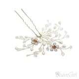 Crystal Scattered Sprig Hairpin ACC1122-SheerGirl