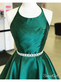 Dark Green Homecoming Dresses Open Back Cheap Short Prom Dresses ARD1319-SheerGirl