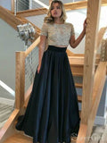 Elegant Two Piece Beaded Prom Dresses Long Formal Dresses ARD2307-SheerGirl