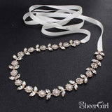 Glittering Rhinestone Bridal Sashes ACC1149-SheerGirl