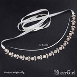 Glittering Rhinestone Bridal Sashes ACC1149-SheerGirl