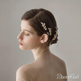 Gold Crystals Pearls Hairpins and Combs ACC1134-SheerGirl