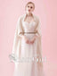 Ivory Bridal Stole Wedding Wraps Wool Short Winter Cape WJ0014