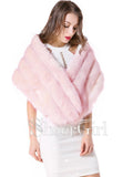 Ivory Bridal Wraps Faux Fur Winter Bridal Wrap WJ0004-SheerGirl