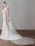 Ivory Tulle Wedding Veils Bridal Cathedral Veil ACC1045-SheerGirl