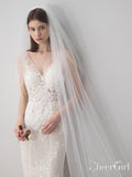 Ivory Tulle Wedding Veils Bridal Cathedral Veil ACC1045-SheerGirl