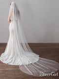 Ivory Tulle Wedding Veils Bridal Cathedral Veil ACC1045-SheerGirl