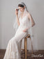 Knee Length Juliet Cap Veils Asymmetrical Hem Bridal Veil ACC1082