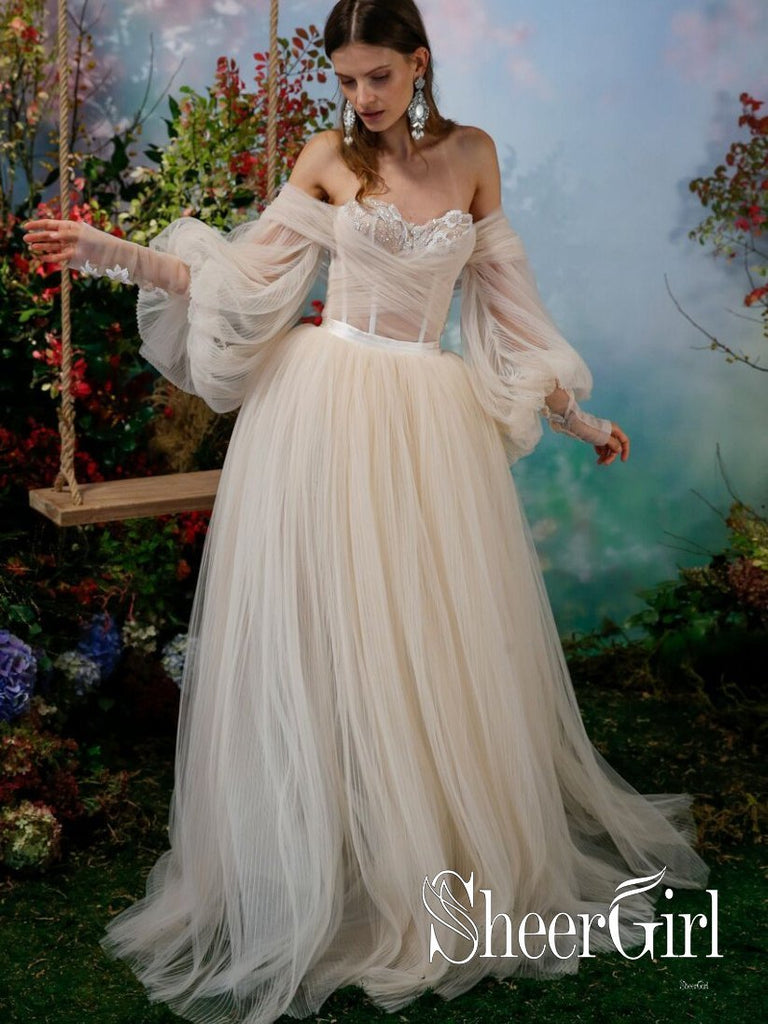 Removable Bicep Bridal Sleeves, Lace Wedding Sleeves Detachable