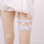 Light Blue & Ivory Bridal Garters Lace Wedding Garter Set with Bow ACC1026