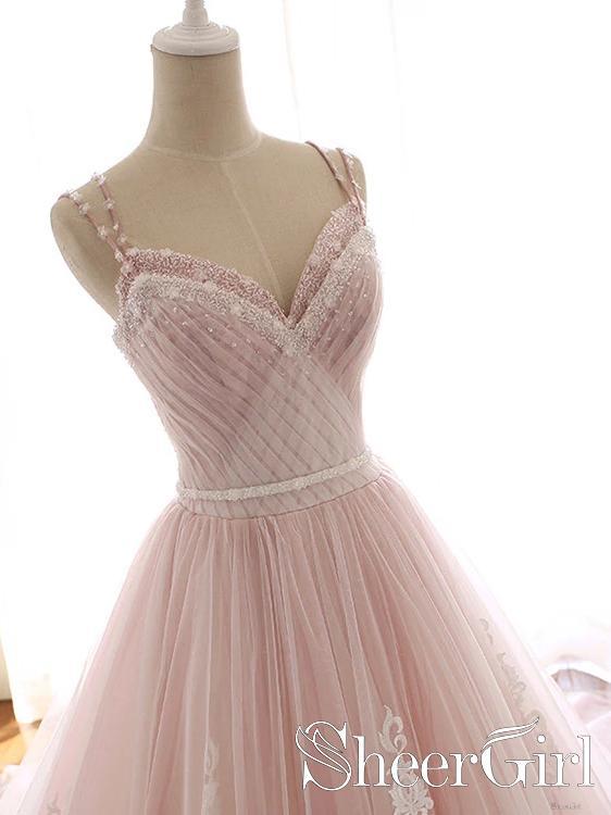 Flirtation Tulle and Lace Mini Cocktail Dress - Light Pink