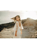 Long Sleeve Lace Bohemian Wedding Dresses See Through Beach Wedding Dress AWD1181-SheerGirl