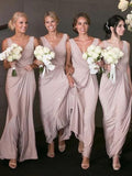 Modest Long Bridesmaid Dresses V Neck Cheap Plus Size Bridesmaid Dresses ARD1170-SheerGirl