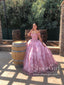 Off Shoulder Sweetheart Neckline Sparkly Quinceanera Dresses Applique Prom Dresses ARD2634