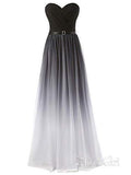 Ombre Evening Gowns Women's Elegant Dress Sweetheart Long Prom Dresses ARD3148-SheerGirl