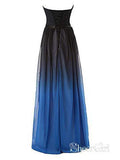 Ombre Evening Gowns Women's Elegant Dress Sweetheart Long Prom Dresses ARD3148-SheerGirl