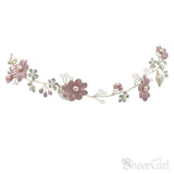 Pink Floral Headband with Pearls and Crystals ACC1123-SheerGirl