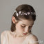 Diadema Floral Rosa con Perlas y Cristales ACC1123 