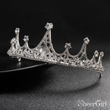 Retro Classic Crystal Wedding Tiara ACC1153-SheerGirl