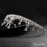 Retro Classic Crystal Wedding Tiara ACC1153-SheerGirl