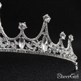 Retro Classic Crystal Wedding Tiara ACC1153-SheerGirl