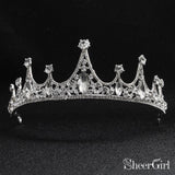 Retro Classic Crystal Wedding Tiara ACC1153-SheerGirl