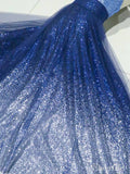 Royal Blue Ombre Sparkly Prom Dresses Celebrity Style Formal Dresses ARD2240-SheerGirl