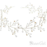 Scattered Tiny Crystals Bridal Headband ACC1093-SheerGirl