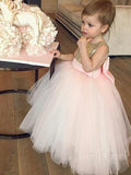 Shiny Gold Sequin Top Blush Pink Cute Flower Girl Dresses ARD1306-SheerGirl