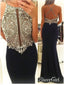 Shiny Rhinestone Beaded Halter Mermaid Prom Dresses APD1920