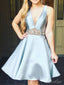 Short Beaded Prom Dresses Knee Length Homecoming Dresses ARD2148