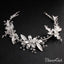 Silver Leaf Bridal Headband with Crystals ACC1162