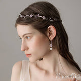 Silver Snow Crystals Headband ACC1101-SheerGirl