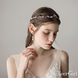 Silver Snow Crystals Headband ACC1101-SheerGirl