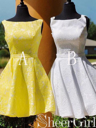 8th grade graduation yellow graduation dress