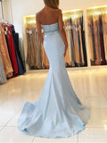 Strapless Sweetheart Neck Beaded Bodice Mermaid Prom Dresses APD2841-SheerGirl