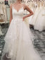 Summer Maternity Beach Wedding Dresses Lace Applique Organza Cheap Wedding Dresses AWD1040