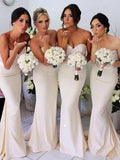 Sweetheart Neck Mermaid Bridesmaid Dresses Ivory Sexy Bridesmaid Dresses ARD1183-SheerGirl