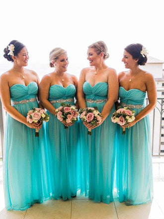 Bedazzled Bridesmaids Dresses