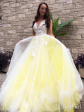 Turquoise Lace Applique Ball Gown Long Ball Gowns Quinceanera Dress APD3194-SheerGirl