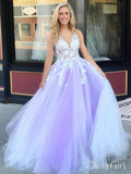 Turquoise Lace Applique Ball Gown Long Ball Gowns Quinceanera Dress APD3194-SheerGirl